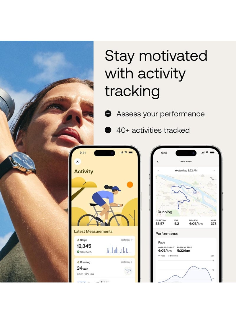 Withings - GT3 Pro Smart Energy Watch with Alipay Offline Payment Blood Sugar Monitoring Blood Pressure Monitoring Heart Rate Tracking and Bluetooth Calling - Image 1