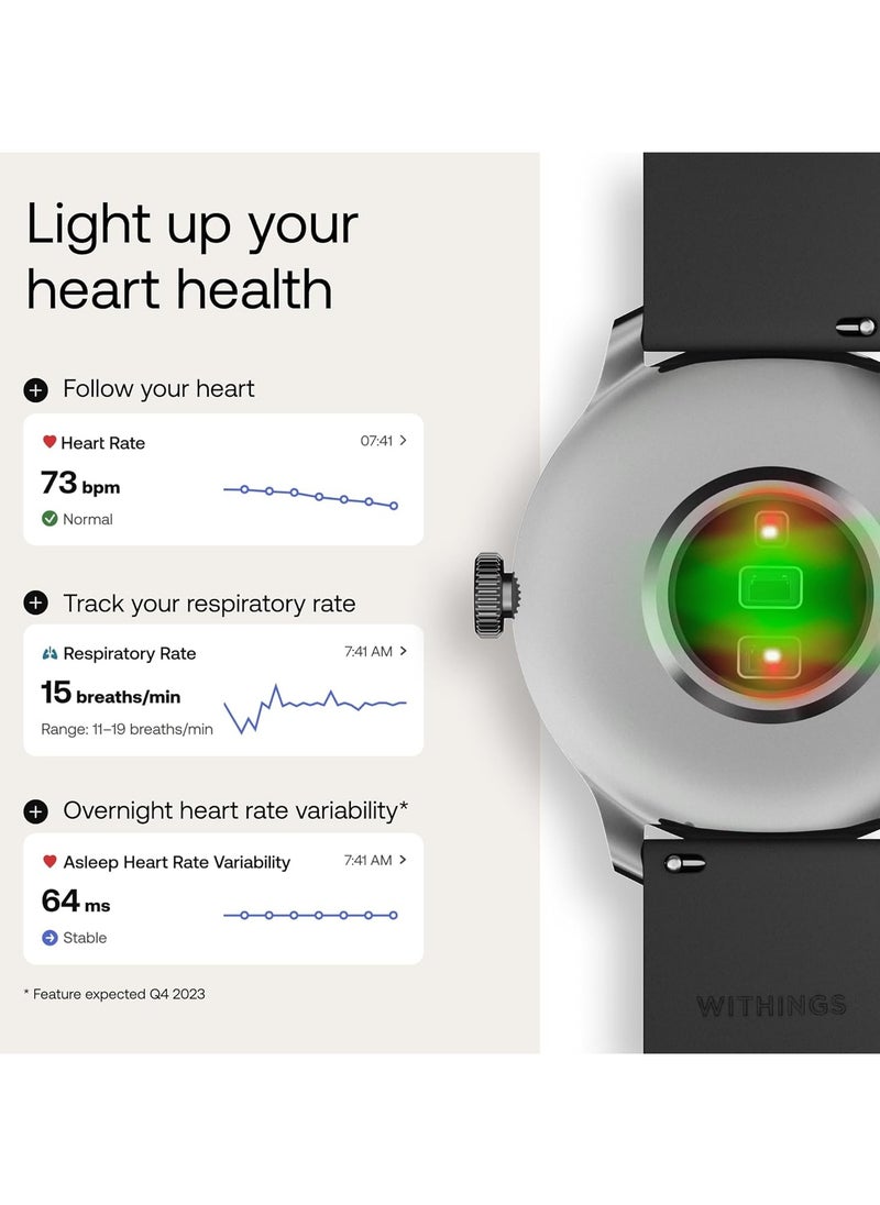 Withings - GT3 Pro Smart Energy Watch with Alipay Offline Payment Blood Sugar Monitoring Blood Pressure Monitoring Heart Rate Tracking and Bluetooth Calling - Image 1