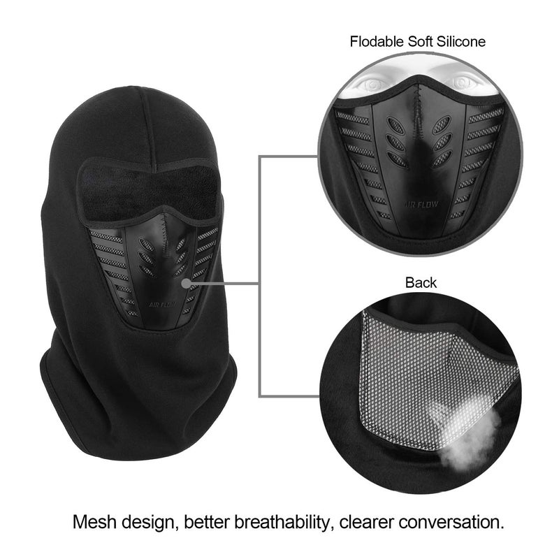 TAGVO Balaclava Ski Mask, Winter Fleece Headwear Riding Hood for Men Women - Image 4