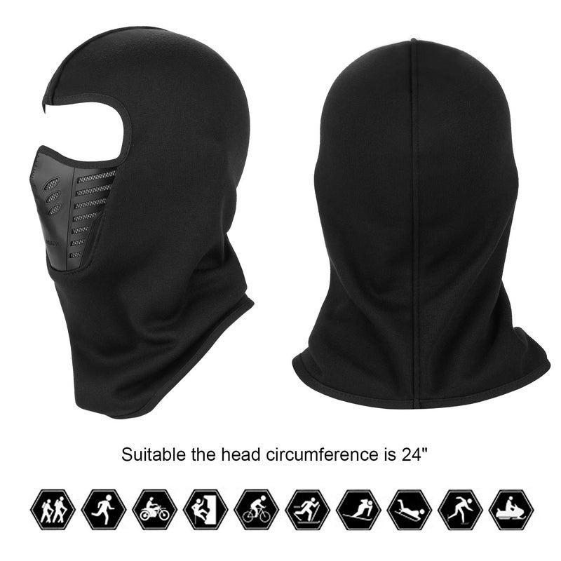 TAGVO Balaclava Ski Mask, Winter Fleece Headwear Riding Hood for Men Women - Image 2
