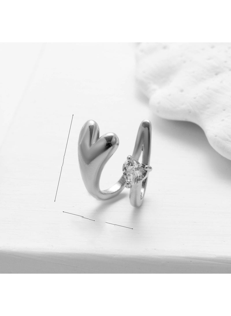 KUYING Fashionable Cartilage Ear Clip Without Ear Hole Puncture Earrings
