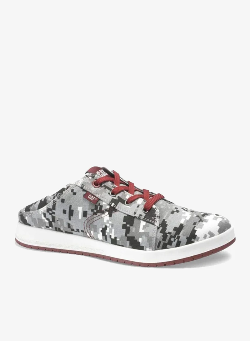 كاتربلر Caterpillar Men's Lightweight Lace-Up Fashion Sneakers in Camouflage Design