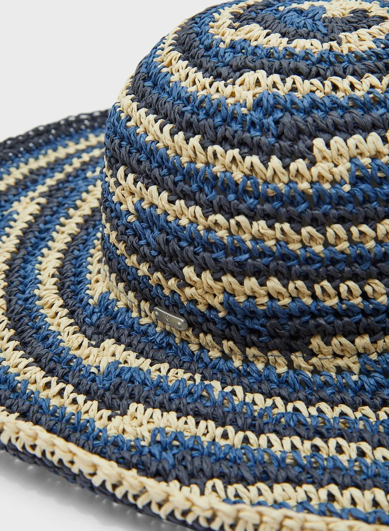 San Diego Hat Space Dye Crochet Floppy Hat