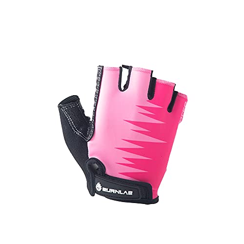 BURNLAB Flex Gym GForceloves for Men and Women - Ideal for Weightlifting, Cycling, Crossfit, Offers Good Grip and Soft Padding (Pink, Small) - Image 3