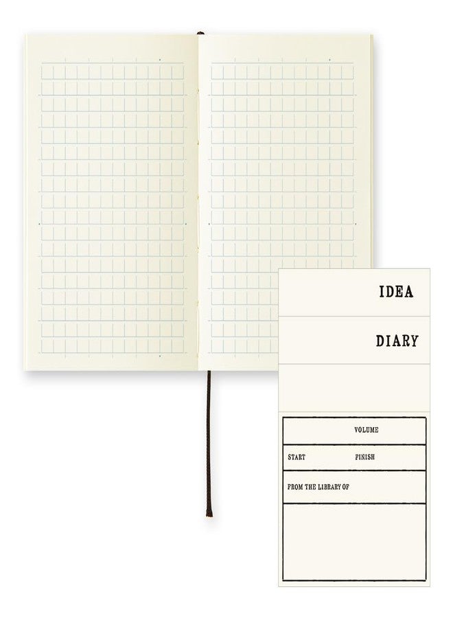 Midori 15346006 Notebook, MD Notebook, A7, Square Ruled - Image 3