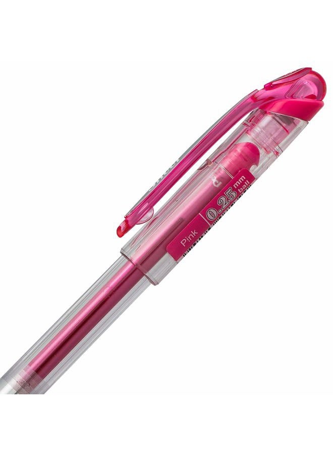 Pentel Arts Slicci 0.25 Mm Extra Fine Gel Pen, Assorted Ink, 8 Pack (Bg202Bp8M) - Image 4