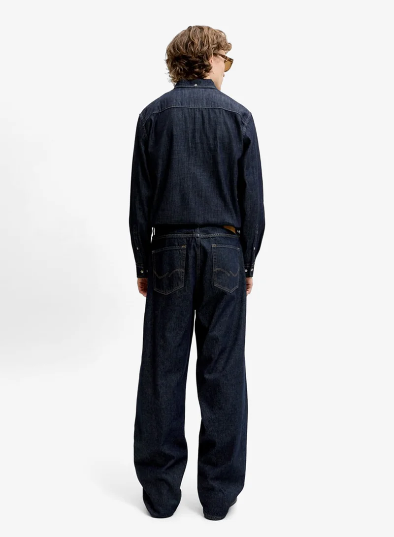 جاك اند جونز Casual Denim Regular Fit Shirt