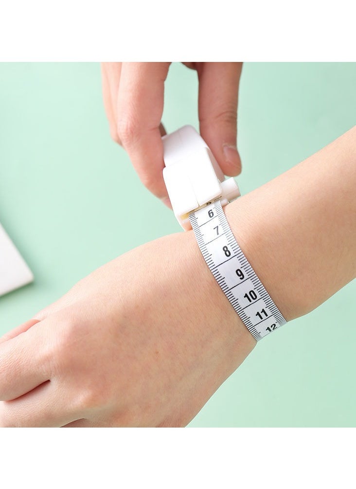 YoSBody - Body Measure Tape,Automatic Telescopic Tape Measure 60Inch,One-touch Automatic Retraction Storage(150cm)，White - Image 1