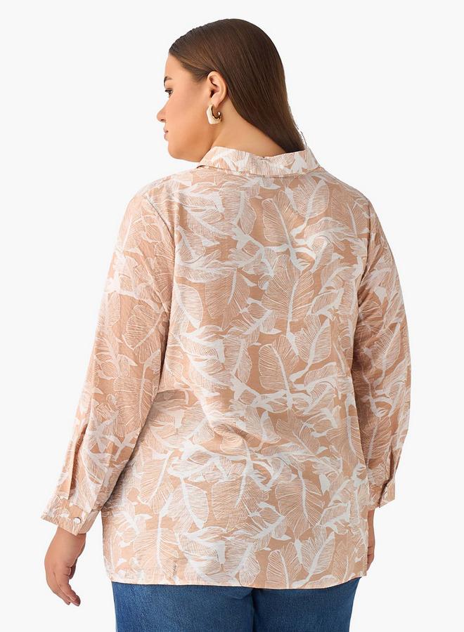  أولا بوبكن قميص فيسكوز بقصة عادية بطبعة زهور من أولا بوبكن - Image 3