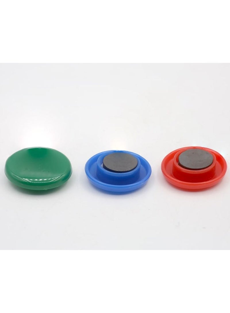 LEENO Round Magnet Set Of 6 Multicolour 3cm - Image 3