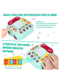 Y&D Baby Educational Musical Toy Phone, Pull Along Car Toys, Light Walking Telephone Toys for Toddlers Kids, 1 Year Old Boys Girls  - Image 4