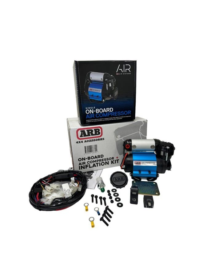 ARB Inflation Kit Air Compressor and Orange Air Hose Pump Up Kit with Quick Fitting Bundle On Board System, CKMA12 and 171302 Part Numbers in a New Air Systems Printed Box (Compressor & Inflation Kit) - Image 2