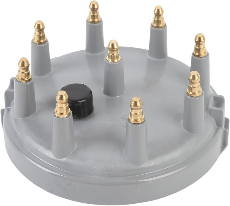 Ignition Distributor Cap Rotor Kit DC 12V Brass Terminals Replacement for E - 150 E - 250 V8 5.0L 5.8L - Heavy Duty Thermoplastic, High Spark Output, Durable Engine Part (Gray) - Image 5