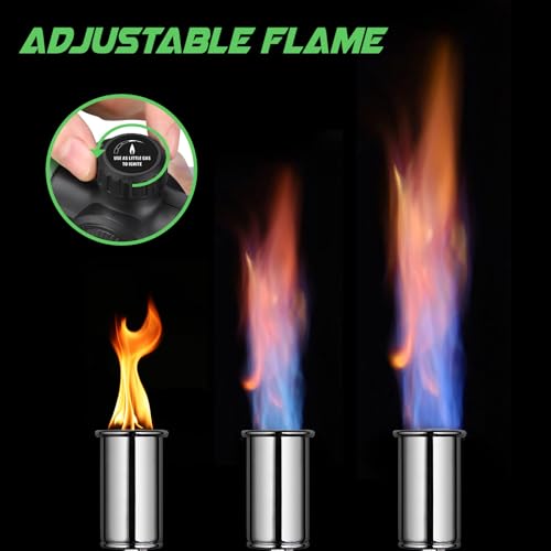 Koackl Propane Torch Head, Kitchen Blow Torch Gun, Campfire Charcoal Starter, Grill Torch with Igniter, Adjustable Flame for Cooking, Soldering(Propane Tank Not Included) - Image 4