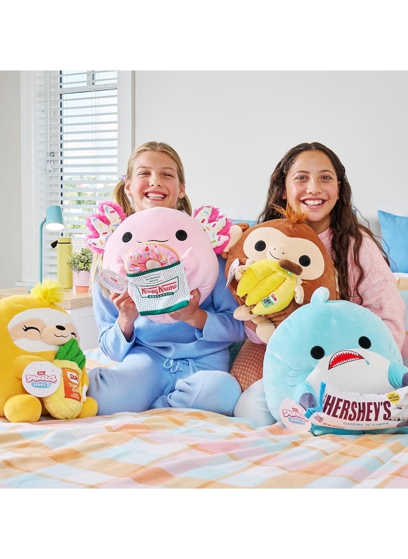 SNACKLES - Snackles Series 2 Axolotl & Krispy Kreme 16 Inch Plush by ZURU, Ultra Soft Plush, Collectible Plush with Real Licensed Brands, Stuffed Animal, Giftable - Image 1