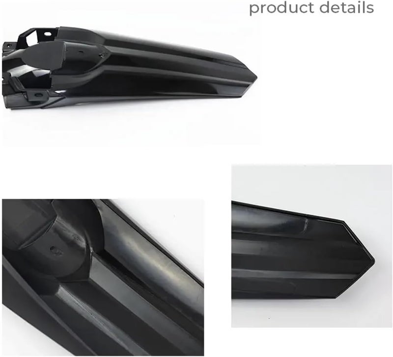 Vuzmode Pit Dirt Bike Rear Wheel Fender Kit - Red - Image 3