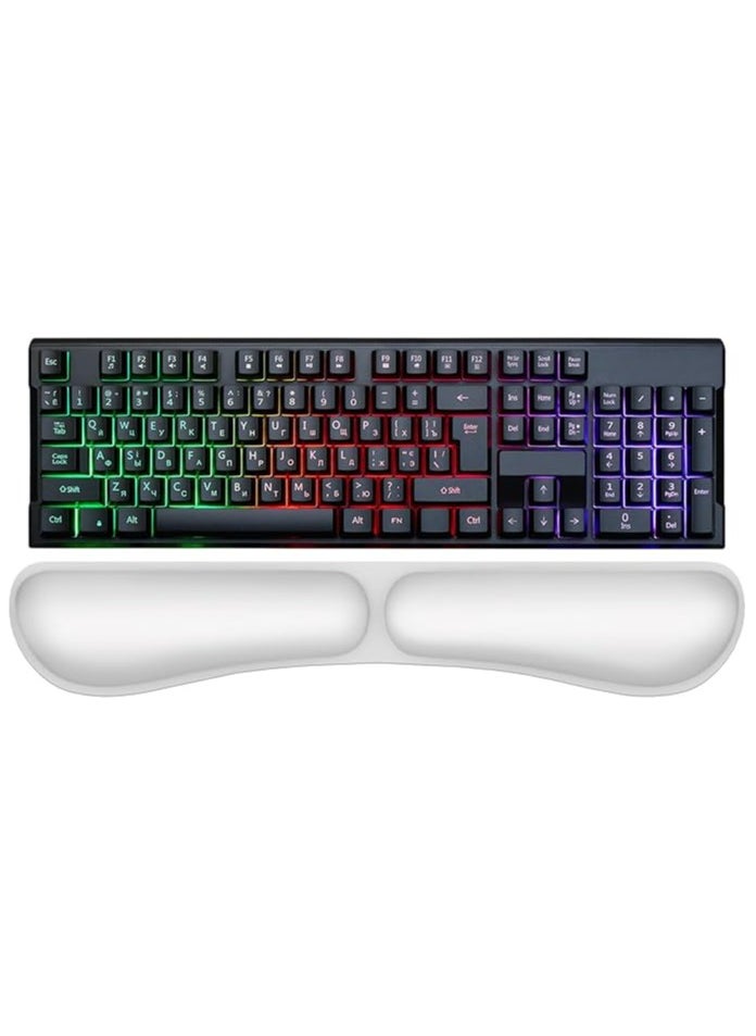 erorex Memory Keyboard Wrist Rest, Ergonomic Wrist Rest for Computer Keyboard, Foldable for Easy Typing and Pain Relief, Mouse Wrist Pad, Non-Slip Wrist Rest, Suitable for Games, Computers, Laptops  - Image 1