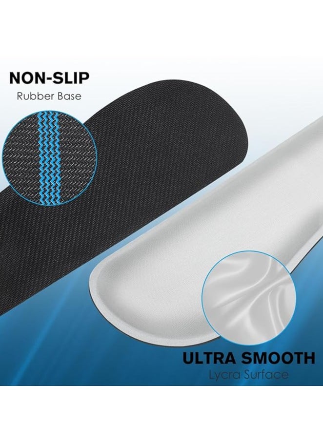 erorex Memory Keyboard Wrist Rest, Ergonomic Wrist Rest for Computer Keyboard, Foldable for Easy Typing and Pain Relief, Mouse Wrist Pad, Non-Slip Wrist Rest, Suitable for Games, Computers, Laptops  - Image 3