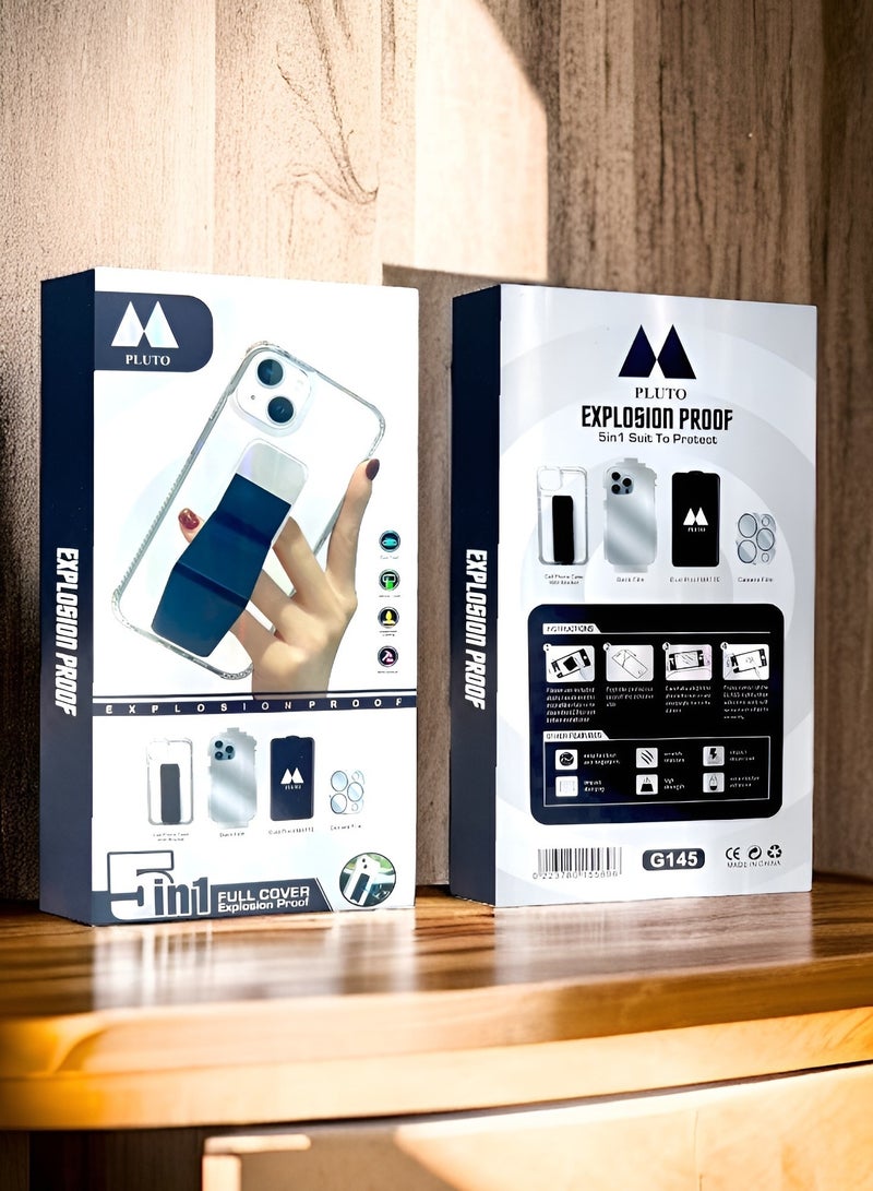 بلوتو بكج الحماية الكاملة من PLUTO, لـ آيفون 11 برو (iPhone 11 Pro) حماية قصوى ضد الخدوش والكسر (5in1) - Image 2