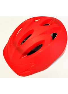 BIRLIK OYUNCAK Toy Strong Plastic High Density Styrofoam Children Scooter Bicycle Skateboard Skate Helmet And 6 Piece Knee Pads Elbow Pads Protection Set Helmet Set Red  - Image 2