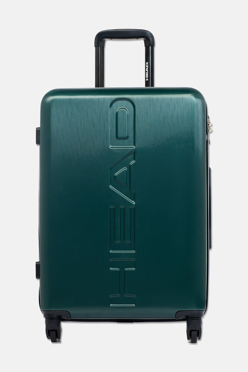 HEAD 28 Inch Brand Logo Check In Spinner Luggage, Green - Image 1