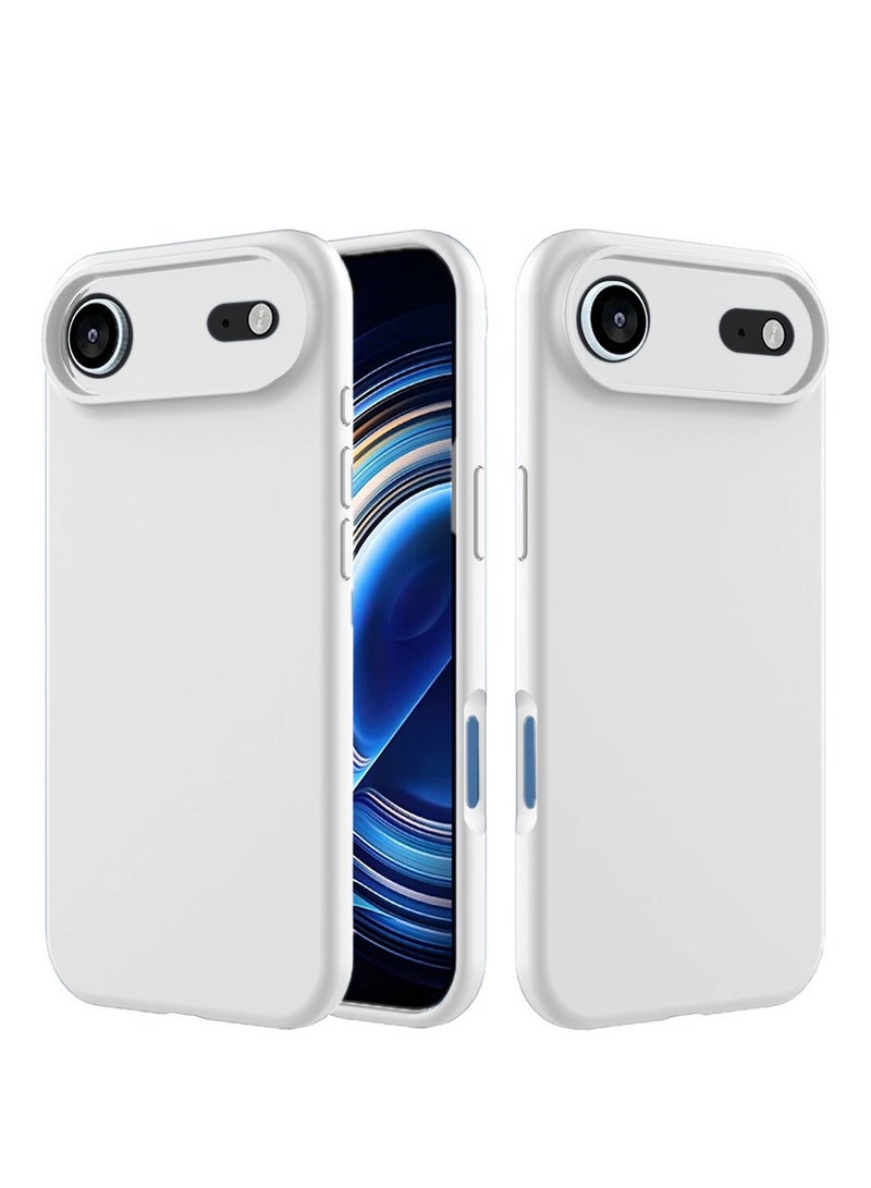 دبليو تيك غطاء آيفون  إير 5G 2025 من السيليكون السائل الناعم (MCRPSN) - أبيض - Image 1