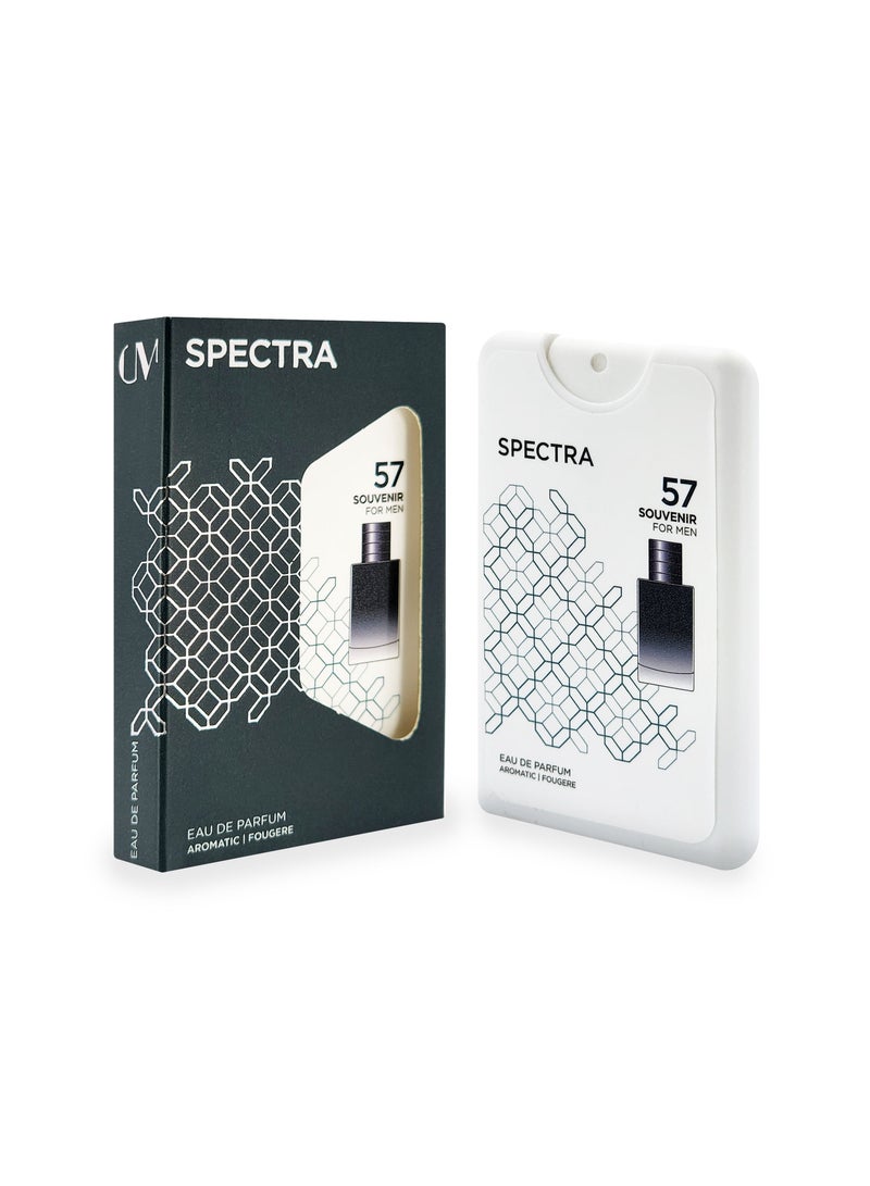 Spectra Pocket 057 Souvenir EDP Perfume For Men - 18ml - Image 1