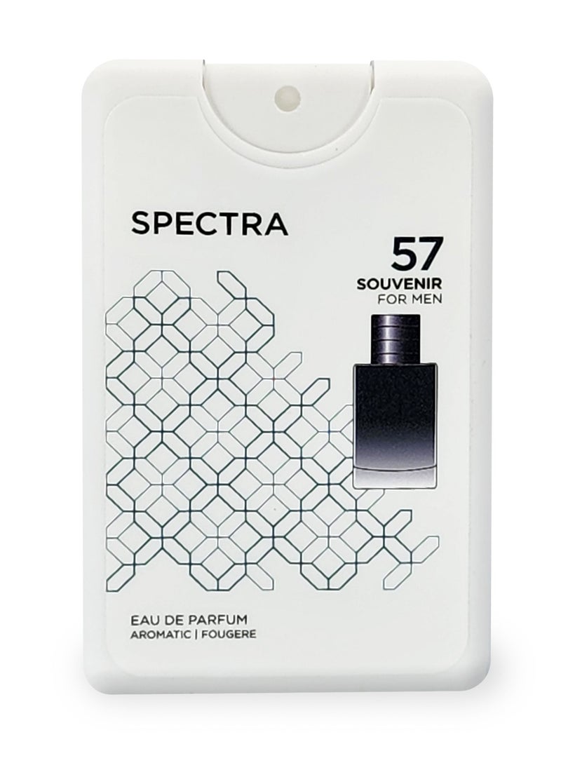 Spectra Pocket 057 Souvenir EDP Perfume For Men - 18ml - Image 2