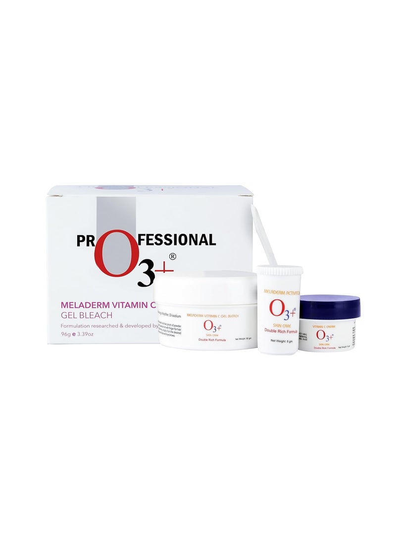 O3+ Meladerm Vitamin C Gel Bleach (96g) - Image 3