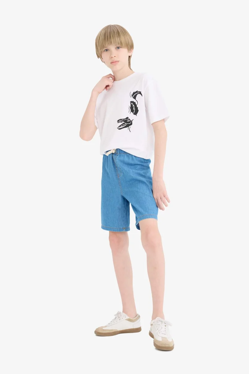 ديفاكتو Boy Denim Shorts