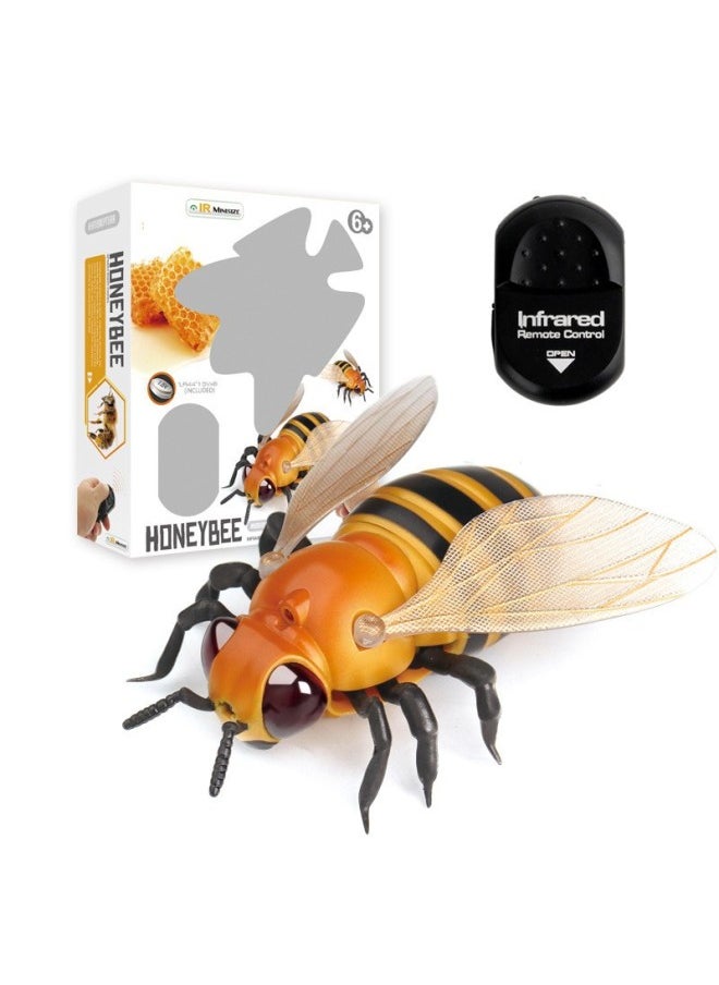 45 Electric Infrared Remote Control Toys Strange Simulation Insects Animal Trick Trick Trick Reptiles-Color:9923 Infrared Bee 130g-Specification:Support Labeling  - Image 1