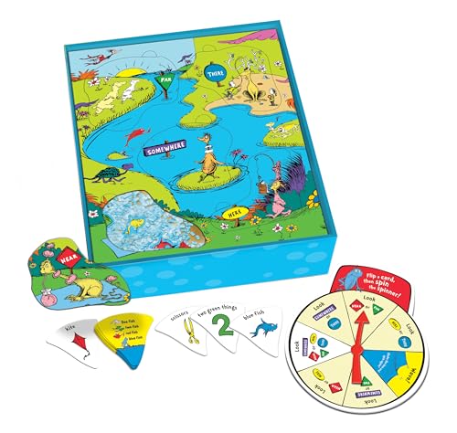 Goliath Dr Seuss One Fish Two Fish Red Fish Blue Fish SearchandFind Treasure Memory Matching Game 24 Players Ages 3 - Image 5