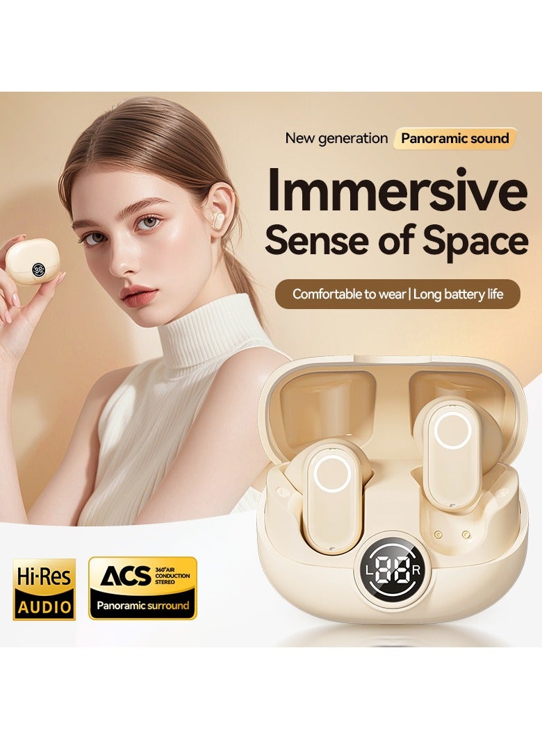 JBLTM New M89 Bluetooth headset in-ear short handle Bluetooth headset Super long battery life Sports running Long wear without pain (skin color)  - Image 2