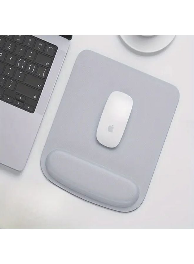 Ergonomic Mouse Pad With Gel Wrist Rest Black Anti Fouling Surface Comfort Support - Image 3