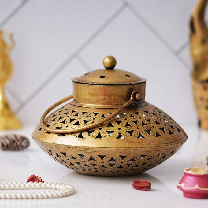 DEGACHI TEALIGHT HOLDERPOT TEALIGHT CANDLE HOLDERPOOJA ROOMTEMPLE DECORATIVE ITEMSDIWALI BEST GIFT ITEM