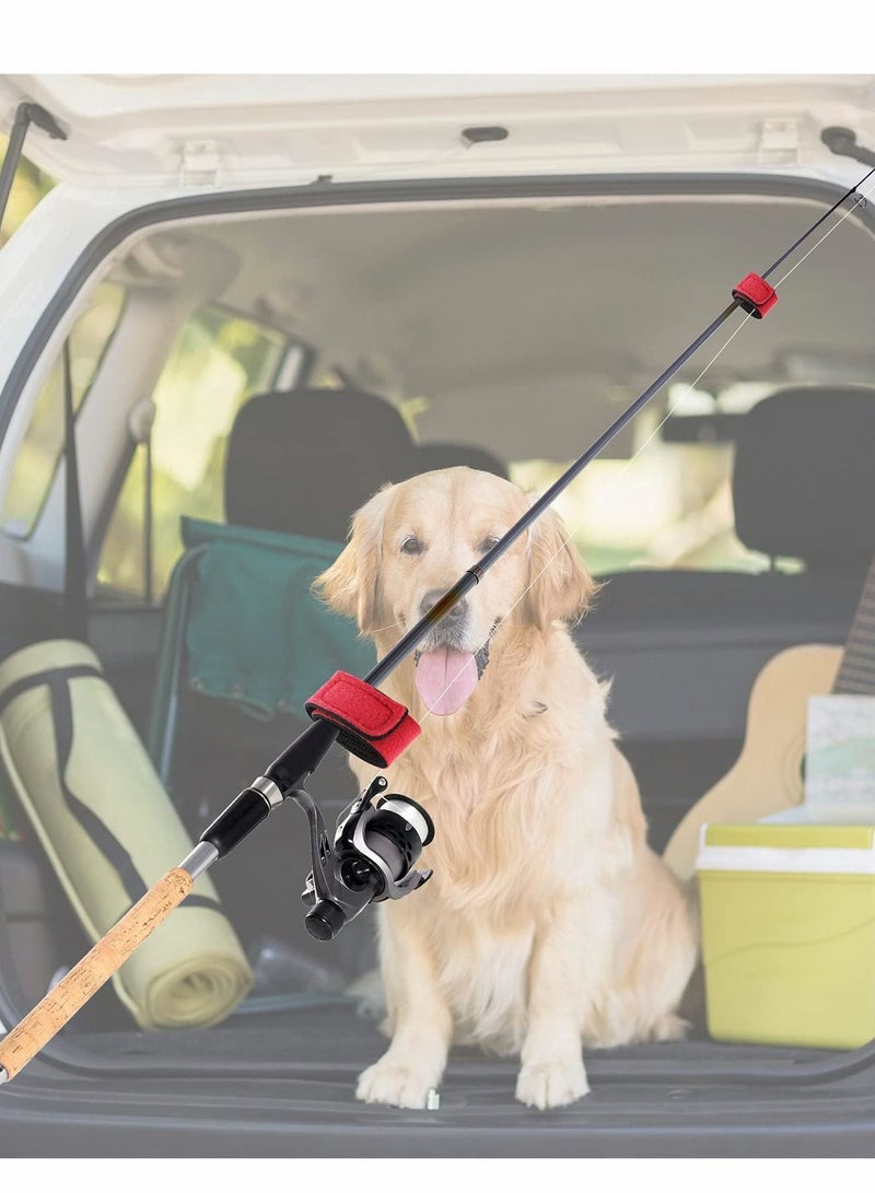 Y&D 12 pcs Fishing Rods Belts, Pole Strap Stretchy Rod Holder Elastic Tackle Tie Casting for and Fly Rod, Ties Straps, 6 Color - Image 4