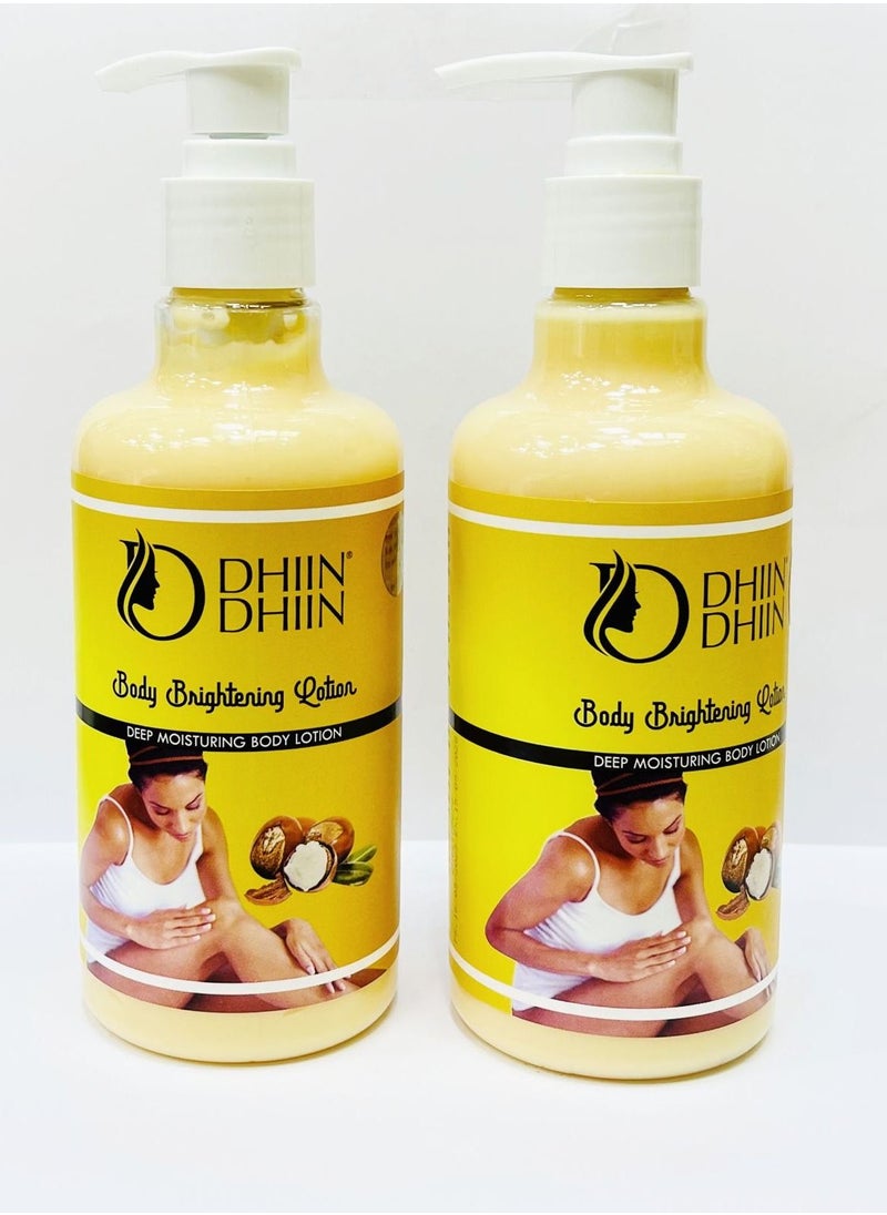 DHIIN DHIIN DEEP MOISTURING BRIGHTENING BODY LOTION (PACK OF 2) 