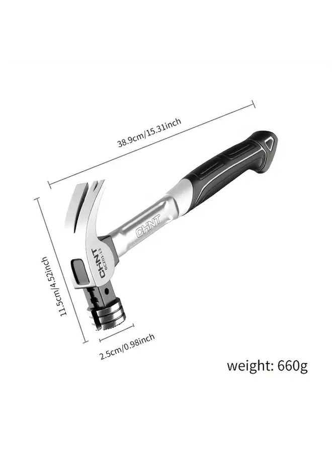 BCZ01 13 Model Professional Woodworking Claw Hammer With Mortise Tenon Design And Shock Absorbing Handle For Household Tasks - Image 3