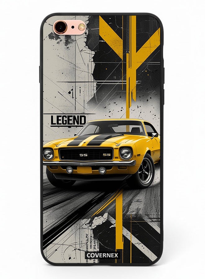 Covernex Apple iPhone 6s Plus Protective Case Cover Printed Featuring Legend Classic Muscle Car - Image 2