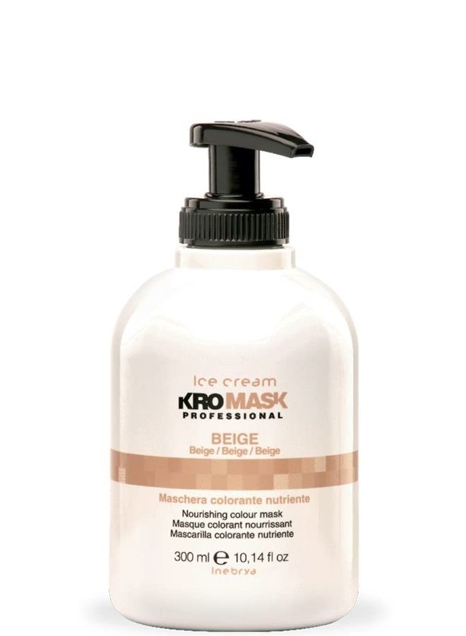 Ice Cream by Inebrya Inebrya Kromask Fashion Colors Beige 300 ml Invigorating Hair Mask, Ammionac