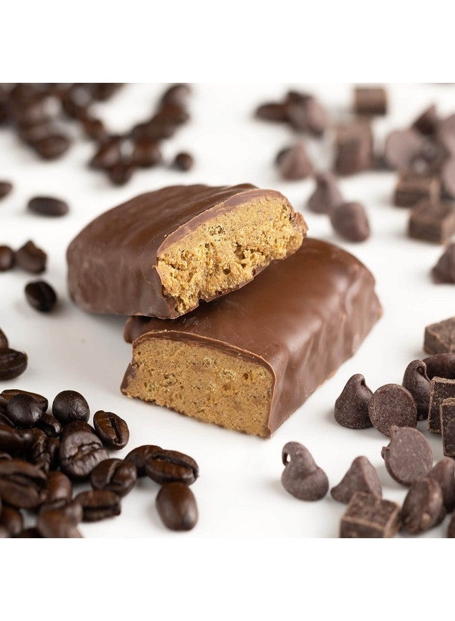 برو بار بروبار - بار بروتين، قهوة مقرمشة، غير معدل وراثيًا، خالٍ من الغلوتين، صحي، نباتي، مكونات غذائية كاملة، طاقة طبيعية (12 قطعة) - Image 2