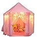 ORIAN Princess Castle Play Tent for Girls LED Star Lights Indoor  Outdoor Playhouse Polyester Pink 55 x 53 Toddler  Kids Toys Ages 27 - Image 4