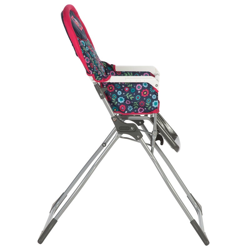 Cosco Kids Highchair for Baby, Simple Foldable High Chair, Convenient, Lightweight, and Compact Design, Flower Garden - Image 2