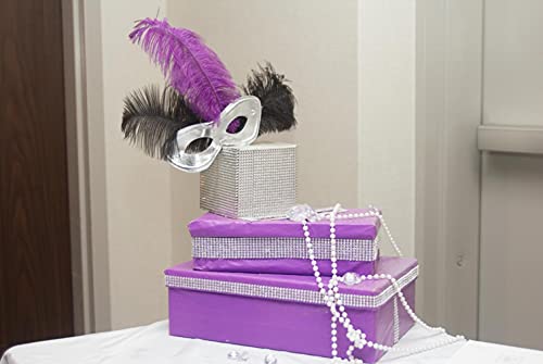 Sowder 20pcs Natural 10-12inch(25-30cm) Ostrich Feathers Plume for Wedding Centerpieces Home Decoration(Black) - Image 5