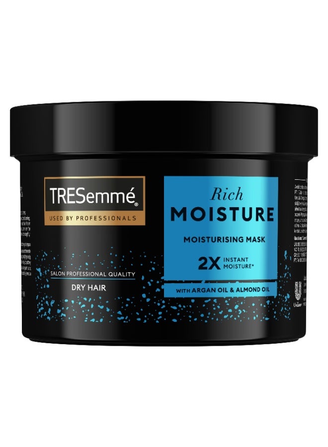 Tresemme Rich Moisture Hair Mask Argan Oil And Almond Oil Moisturising And Hydrating 440ml