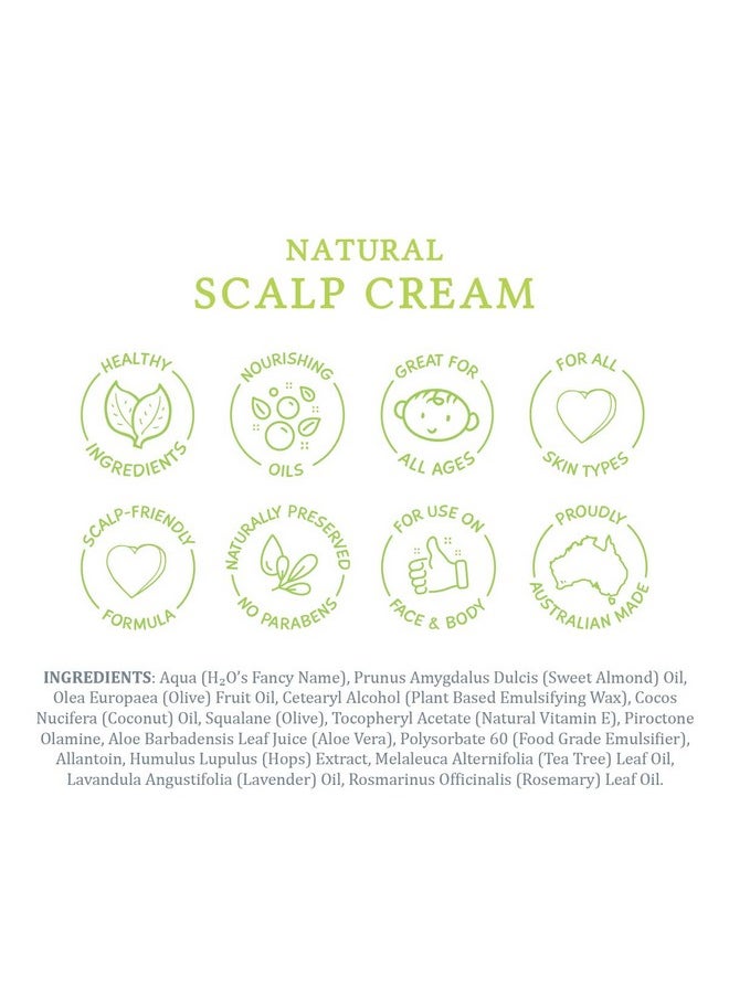 MOOGOO Scalp Cream A Natural Moisturizing Cream To Relieve Dry Skin Around The Scalp Ears Hairline Eyes & Nose Helps Soothe Red Itchy Crusty Skin. Suitable For All Ages Including Newborns.  - Image 5