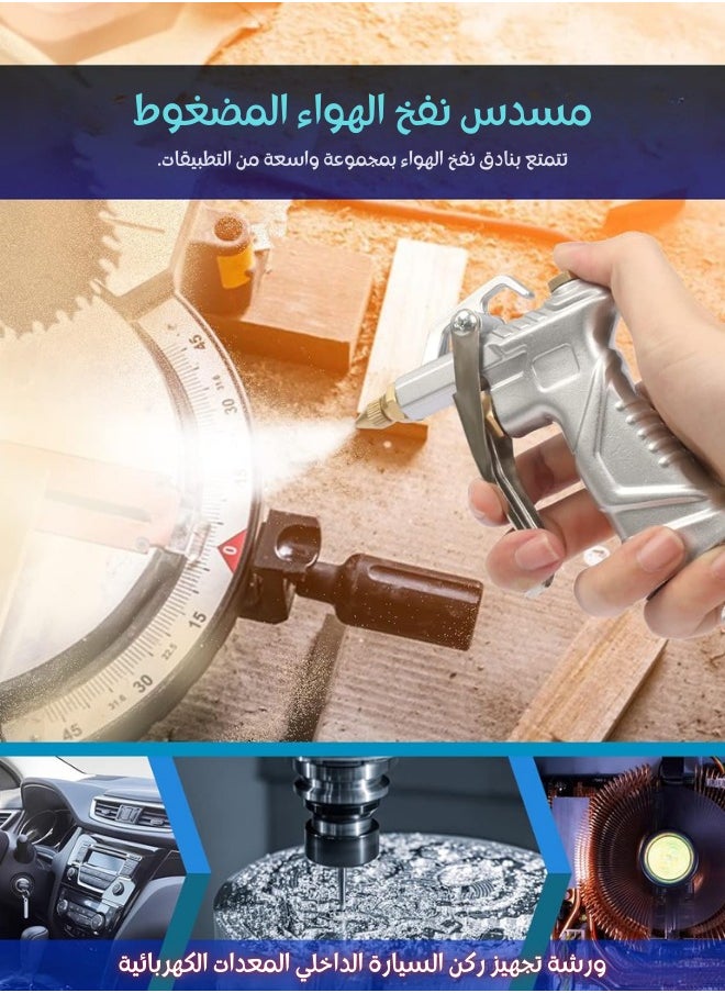 ماركة غير محددة - مجموعة رش هوائي وييتول مع كمبروسر احترافي – مثالية للرسم والطلاء والهوايات (240 فولت) - Image 1