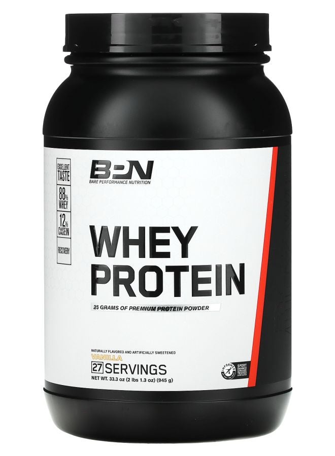 Bare Performance Nutrition Whey Protein Vanilla 2 lbs (945 g)
