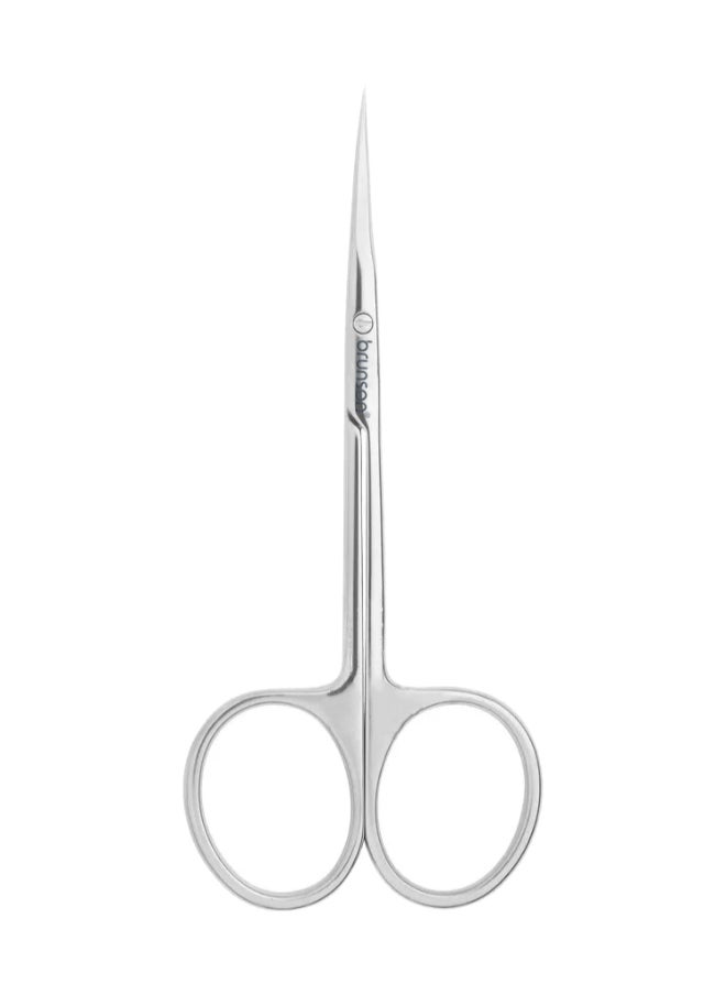brunson Stainless Steel Point Cuticle Scissor curved cuticle & nail scissor for manicure pedicure for professional finger & toe nail care BSCS09  - Image 1
