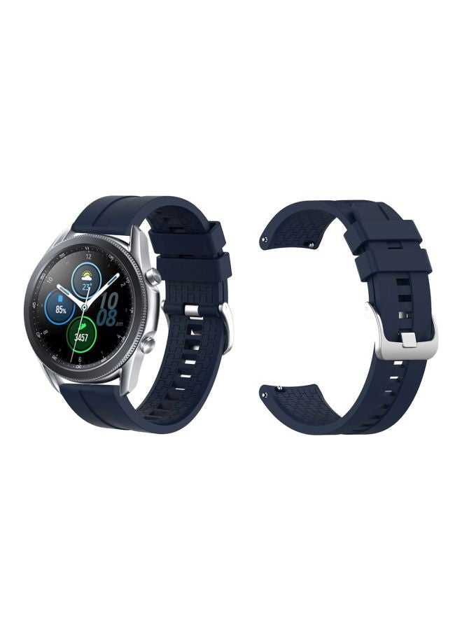 Perfii Replacement Band For Samsung Galaxy Watch 3 45mm Dark Blue - Image 2